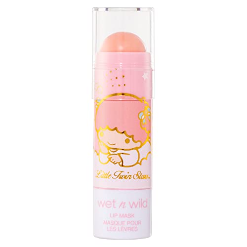 Wet n Wild Little Twin Stars Sweet Dreams Lala Exfoliating Lip Mask Scrub, Pink, Cotton Candy