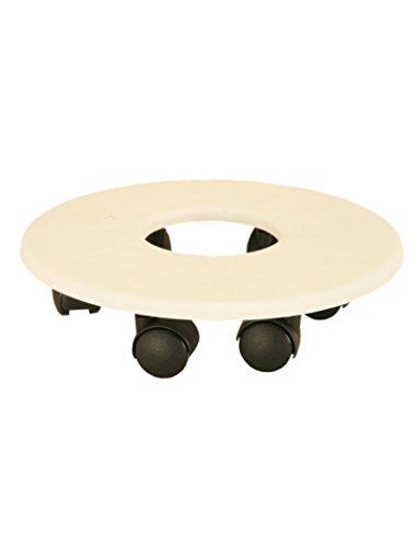 Riviera Support 6 roulettes, 33cm Diamètre, Blanc