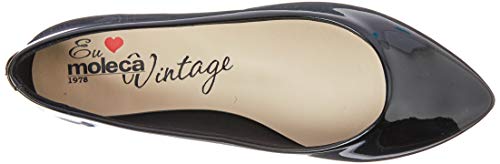 Sapatilha Verniz Fresh Neo, Moleca, Feminino, Preto, 36