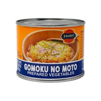 J-Basket Gomoku No Moto 7.58oz. (Pack of 5) - Japanese Prepared Vegetables - MADE IN JAPAN - Limited Stock