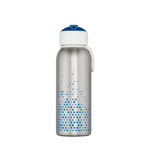 Mepal - Thermoflasche Flip-Up Campus - Isolierte Trinkflaschen für Kinder - Edelstahl Thermosflasche - 9 Stunden heiß & 12 Stunden kalt - BPA-frei - 350 ml - Blue