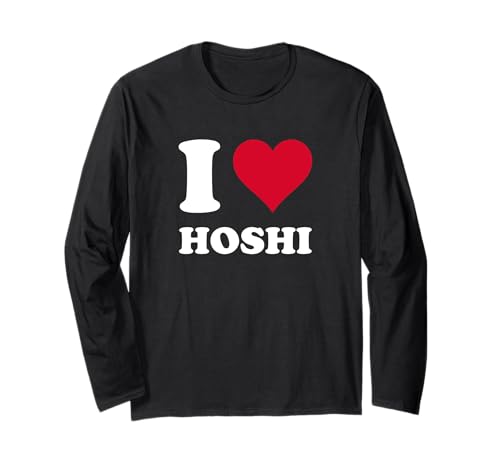 Rotes Herz Ich Liebe Hoshi Langarmshirt