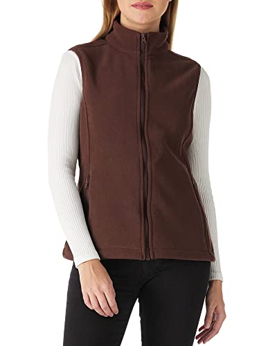 Outdoor Ventures Women's Polar Fleece Zip Vest Outerwear with Pockets,Warm Sleeveless Coat Vest for Fall & Winter