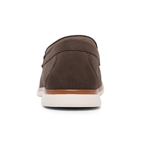 Bruno Marc Bruno Marc Men's Casual Dress Loafers Classic Slip-on Formal Shoes,Size 8.5,Dark Brown,SBLS2411M