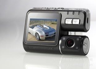 Full HD 720P Dual Lens HD Car DVR Car Camcorder Camera with Wide Angle 120 Degree Support Built-in 3G-Sensor H.264