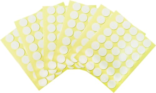 FirstTry Candle Wick Stickers I for Candle Making I Adhere Steady in Hot Wax Double-Sided Sticky Glue Dots I Centering Stickers I Heat Resistance I Candle Making Supplies (20 X 1 MM, 60)