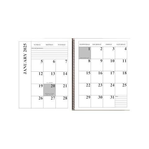 Jumbo Large Print Desktop Calendar 2025 Cover
