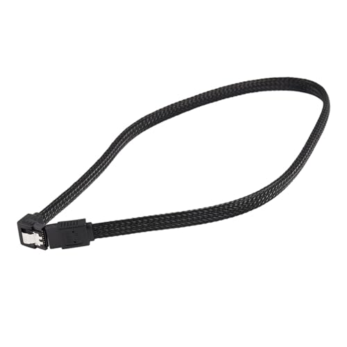 Cable de datos SATA 3.0 50 cm ángulo derecho 6Gb/s rojo miniatura 2