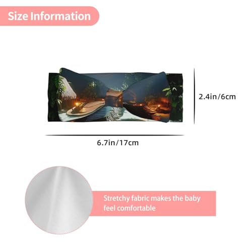 Heaven's Gate Baby Headbands Soft Nylon Hairbands with Stretchy Bows Girls Hair Accessories for Newborn Infant Toddler Kids3