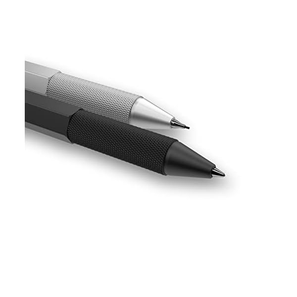 rotring 600 3-in-1-Schreibgerät mit Kugelschreiber und Druckbleistift | Kugelschreiber mit 2 feinen Spitzen (schwarze… – Bild 5
