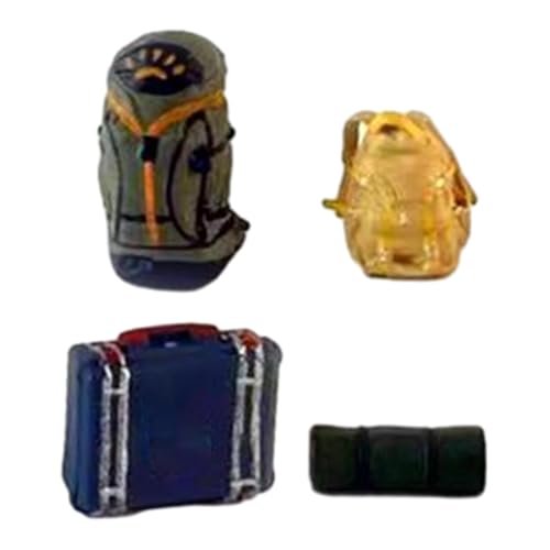 Dioramas et dioramas de à l'échelle 1/64 : pack de 4 accessoires miniatures peints