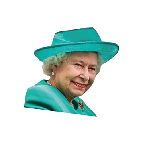 YZL Pegatina para ventana de coche Queen Elizabeth para coche, pegatina de coche Queen Of England Cover