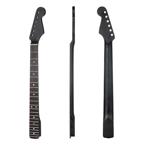 Manche guitare électrique ST érable 22 frettes noir mat 64.8 cm