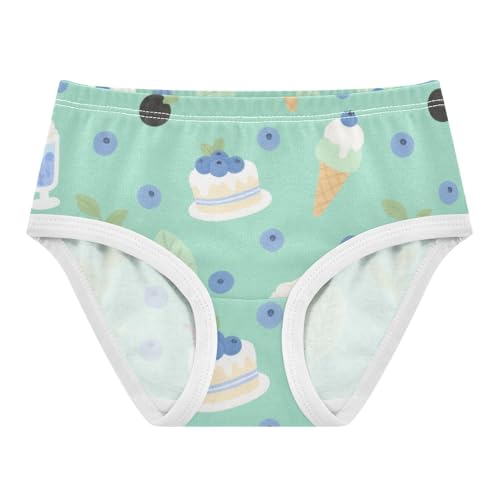 Girls' Underwear Blueberry Ice Cream Toddle Brief Panties 2-8 Years 20300739