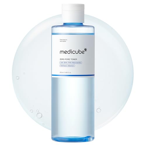 Medicube Zero Pore Toner, 250ml, Moisturising for Sensitive and Oily Skin, Daily Pore Care (UNBOXJAPAN EXCLUSIVE)