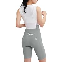 INBIKE Cuissard de Cyclisme à Bretelles pour Femme Short d'été Respirant à Séchage Rapide VTT Vélo de Route gris-s