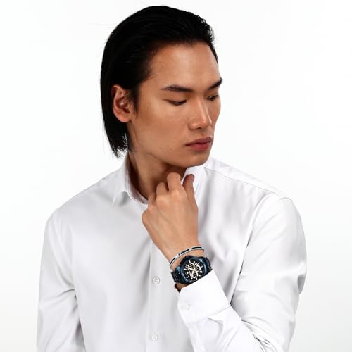 Maserati Lifestyle Chronograph Date Small Seconds Analog Dial Color Blue Watches for Men - R8873621042 - Image 4