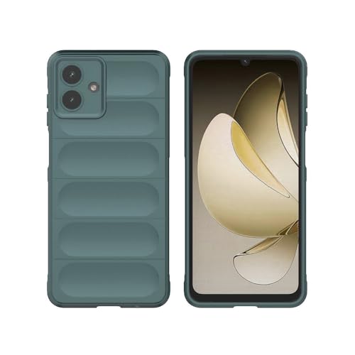 Image of Amazon Basics Mobile Cover for Samsung Galaxy A07 | Full Camera Protection | Liquid Silicon Case | Flexible Bumper Case for Samsung Galaxy A07 4G /5G /F07 4G /M07 4G /M17e 5G /F70e 5G (Green)