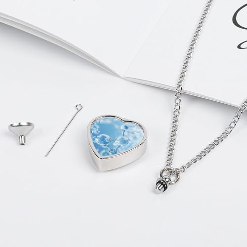 Collier urne funéraire pour apaiser le deuil des cendres de chat chien