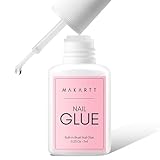Makartt Super Strong Nail Glue for Press ons: Acrylic Nail Tips-Fake Nails-Salon Quality, Brush On, Quick Dry, Easy Application Durable & Long-Lasting Fast Glue False Nails, Hema Free