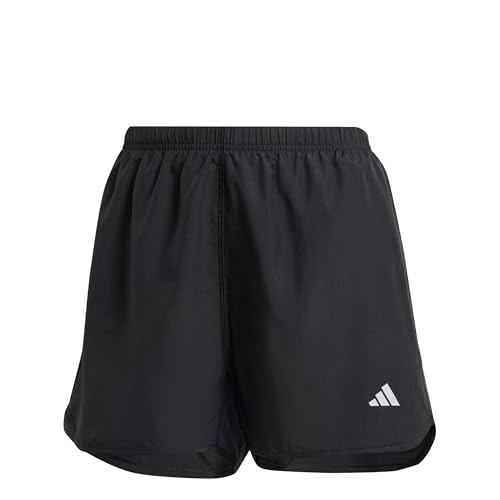 adidas Donna Run It Shorts, Black/Black, M 3 inch