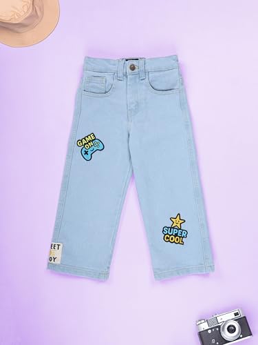 Image of KiddoPanti Boys Full Length Elasticated Waist Straight Fit Jeans