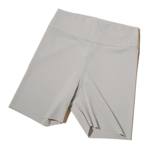 VEOAY Comfortable Shorts for Girls Breathable Shorts for Girls Quick-Drying Shorts for Girls Fashion Girls Dance Shorts with High Waist(5-6 Years, Light Grey) Cover