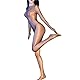 RUIBAVYA Damen öL GläNzende Bodystocking Sexy Jumpsuit GanzköRper Strumpfhose Mit Kapuze Nylon Bodysuit Plus Size