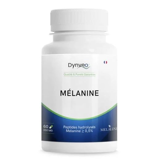 Melanina – 100% francesa y natural – Preparador solar y acelerador de bronceado – Cuidado de la piel y del cabello – Extracto patentado de Melaline® – Biodisponibilidad 96% – 350 mg 60 cápsulas