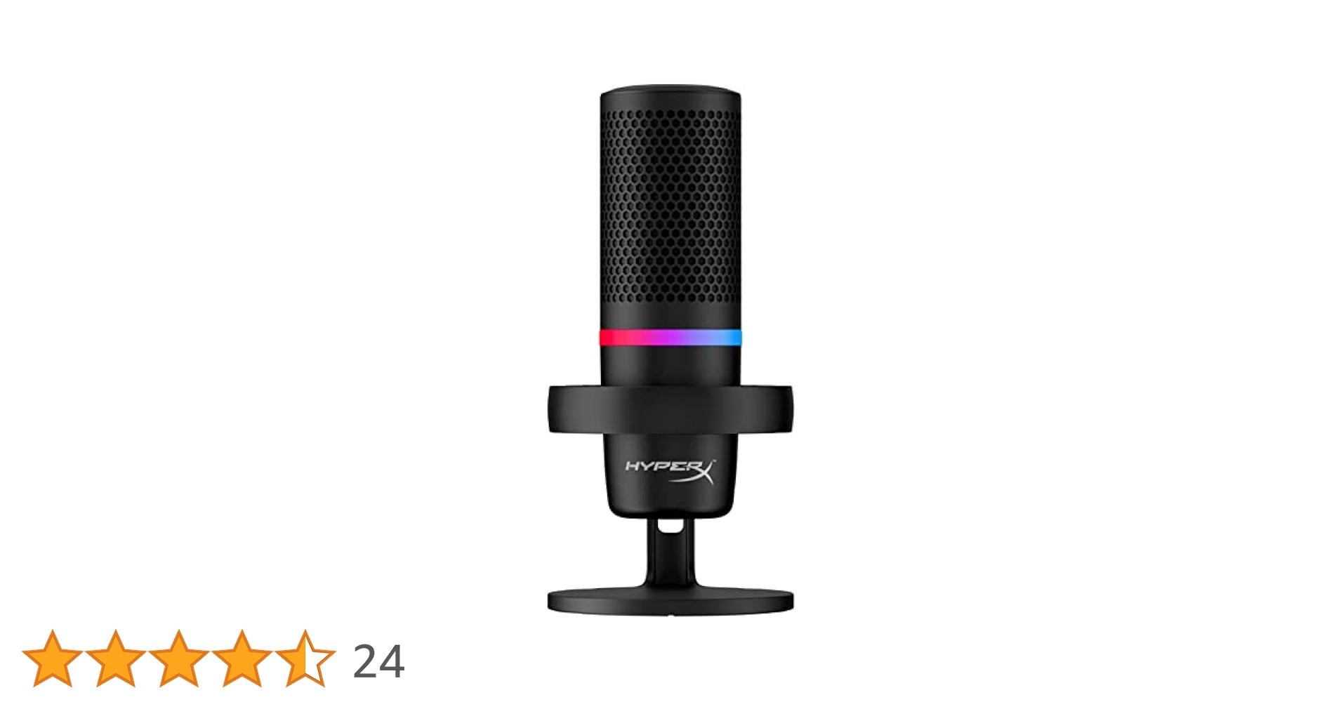 【美品】HyperX QuadCast USBマイク 完品 動作確認済み HyperX QuadCast 2 S コンデンサーマイク USBマイク ブラック