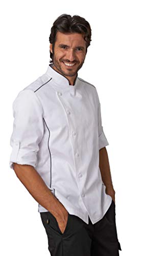 SIGGI Jacket Workwear"Alex de 100% katoen boor irrestringibile. Traspiranti. Kleuren variëren. gewicht per sq m polyethyleen grondplaat gr. 190, Zwart