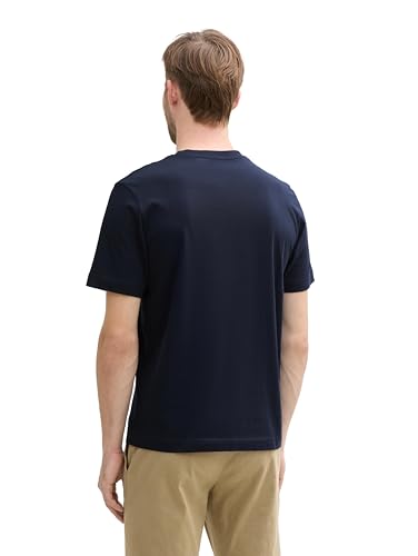 Tom Tailor Herren 1045773 T-Shirt, 10668 - Sky Captain Blue, S EU – Ansicht 3