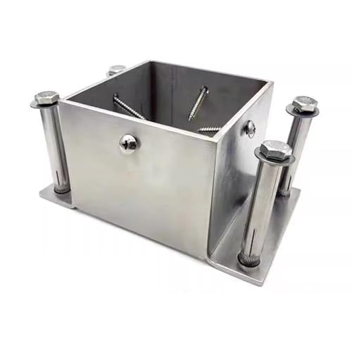 Conector impermeable exterior para soportes de pérgolas, barandillas y postes de madera 1