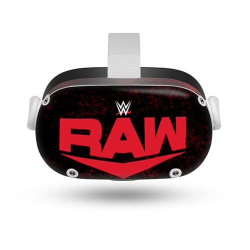 Protection Meta Quest 2 WWE Raw autocollant vinyle casque virtuel Head Case Designs skin
