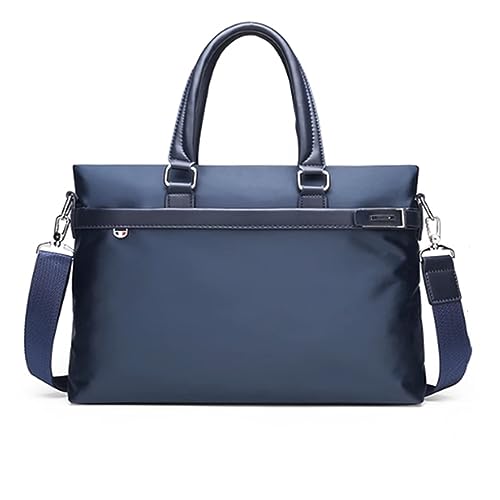 Men's Oxford Cloth Briefcase Document Bag Handbag for Carrying Paper Files