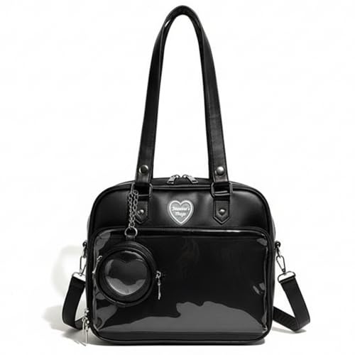 Ita Bag pour conventions sac en cuir synthétique noir à sangle réglable