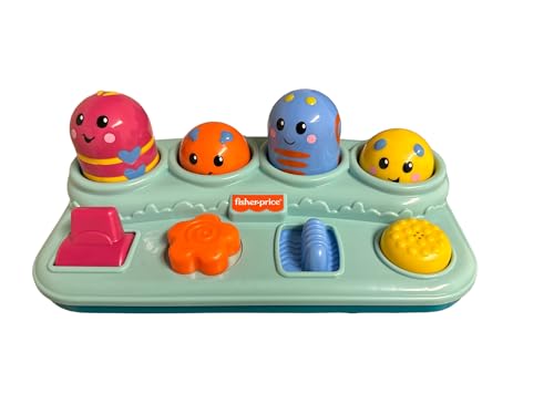 Image of Fisher-Price Brilliant Basics Boppin' Activity Bugs, Pop-Up Infant Toy Development Academic New Version