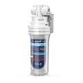 Frizzlife TD-9 Alkaline Remineralization Under Sink Inline Water Filter - Quick Twist Post Filter for RO Reverse Osmosis System, Reduce Chlorine, Adjust Taste & PH, Restore Essential Minerals