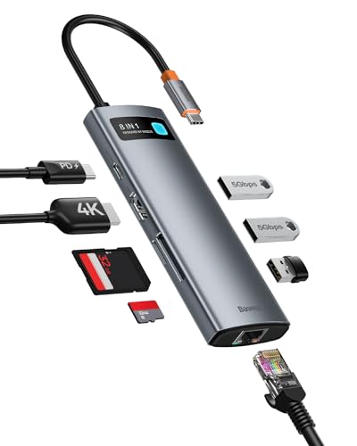 Immagine di Baseus Hub USB C 8 in 1 con 4K HDMI