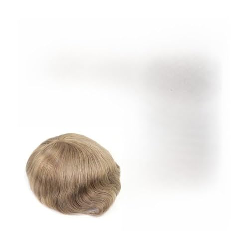 Prothèse for homme en cheveux humains de qualité supérieure coloris blond cendré 18#