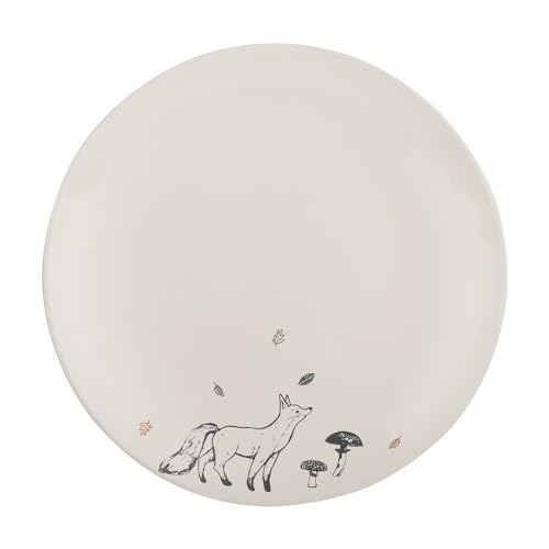 Price & Kensington Woodland Dinner Plate 27.7cm Microwave and Dishwasher Safe Novelty Style Made from Stoneware Stylish Dinnerware