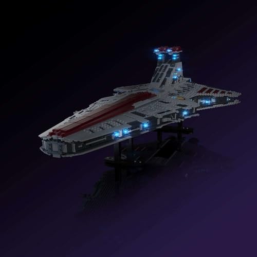 Light My Bricks 2.0 Light Kit Compatible with Lego Star Wars UCS Venator-Class Republic Attack Cruiser #75367 (Set Not Included) -  2.0venatorclassrac-75367