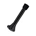 Designers Impressions Matte Black Spring Door Stop w/Rubber Bumper : 1247-10 Pack