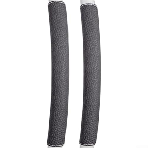 Zilimontt Lot de 4 housses de poignée de porte de réfrigérateur en cuir synthétique pour poignées d'appareils de cuisine, anti-collision, anti-saleté, lavables (noir)