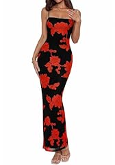 Floral Black Red