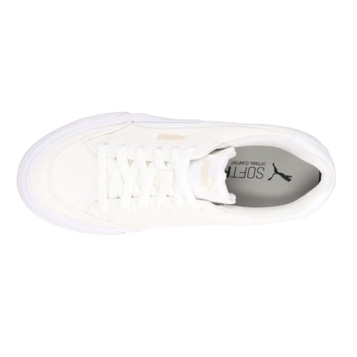 PUMA Womens Court Classic Vulc Lace Up Sneakers Shoes Casual - White - Size 7 M4