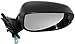 Kool Vue Passenger Side Power Mirror, Right Side Mirror For Honda Fit 2009-2014, Paintable