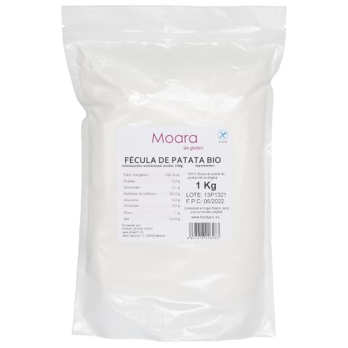 Fécula de patata sin gluten y vegana - Harina o almidón de papa (1kg)