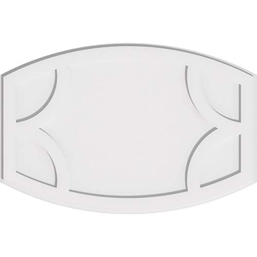 Image of Ekena Millwork CMP34X22KY Kailey Architectural Grade PVC Contemporary Urethane Ceiling Medallions 34 inchW x 22 5 /8 inchH x 18 1 /4 inchC x 1 inchP