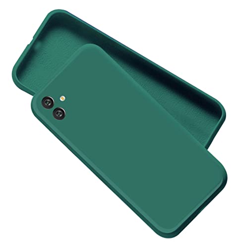 Image of A rtistque Liquid TPU Silicone Matte Shockproof Flexible with Camera Protection Soft Back Cover Case for Samsung Galaxy M13 5G - Green